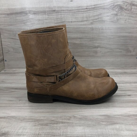 Coconuts by Matisse Boots Women's 8.5 Berriman Brown Pull On Shoes - Picture 3 of 11